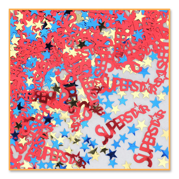 Beistle Super Star Confetti - Party Supply Decoration for Sports