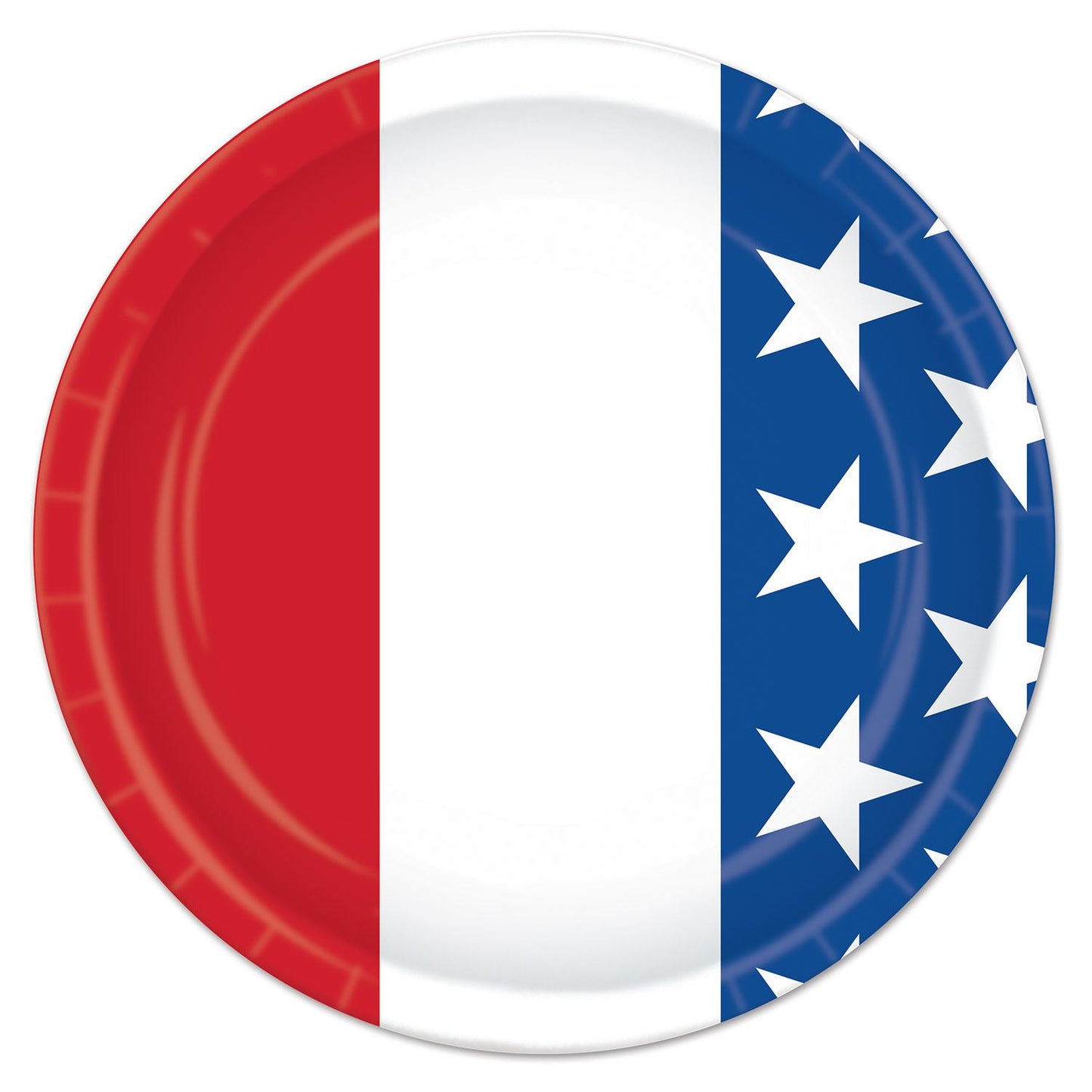 Beistle Patriotic Plates - Party Supply Decoration for Patriotic