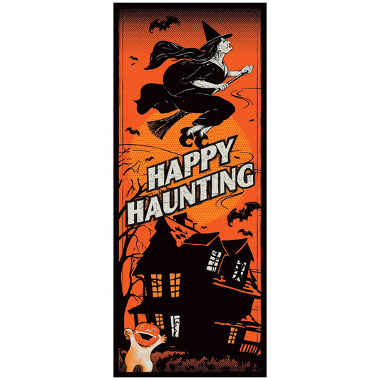 Beistle Vintage Halloween Door Cover - Party Supply Decoration for Halloween-Vintage