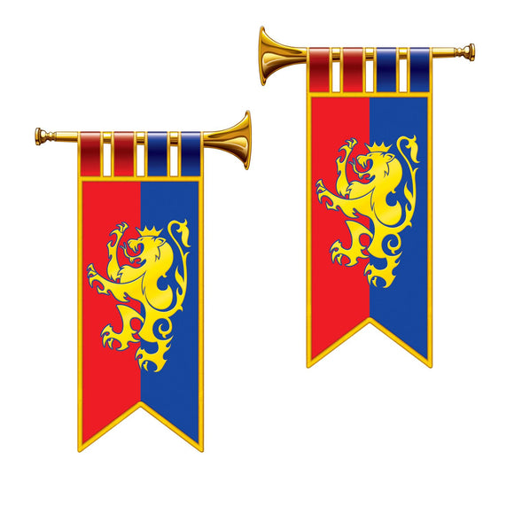 Beistle Herald Trumpet Cutouts (2/pkg)   (2/Pkg) Party Supply Decoration : Medieval
