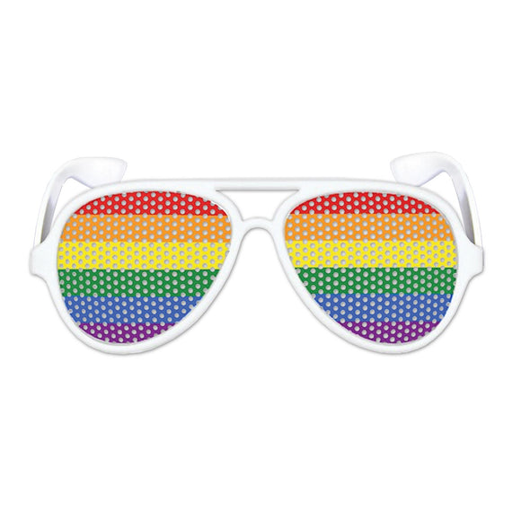 Beistle Rainbow Pinhole Glasses - Party Supply Decoration for Rainbow
