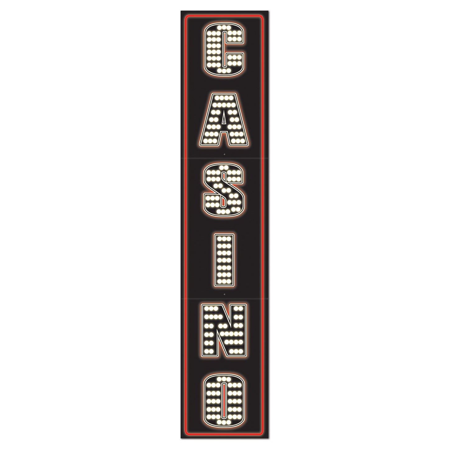 Beistle Jointed Casino Pull-Down Cutout 6' (1/Pkg) Party Supply Decoration : Casino