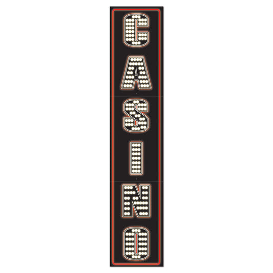 Beistle Jointed Casino Pull-Down Cutout 6' (1/Pkg) Party Supply Decoration : Casino