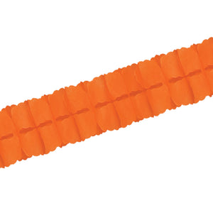 Beistle Orange Leaf Garland - Party Supply Decoration for General Occasion