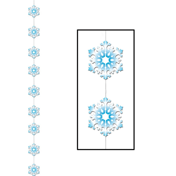 Beistle Snowflake Stringer - Party Supply Decoration for Christmas / Winter