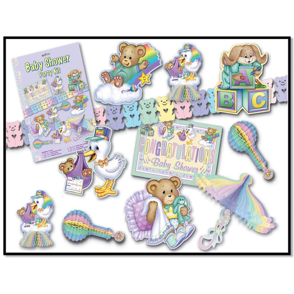 Beistle Cuddle-Time Party Kit - Party Supply Decoration for Baby Shower