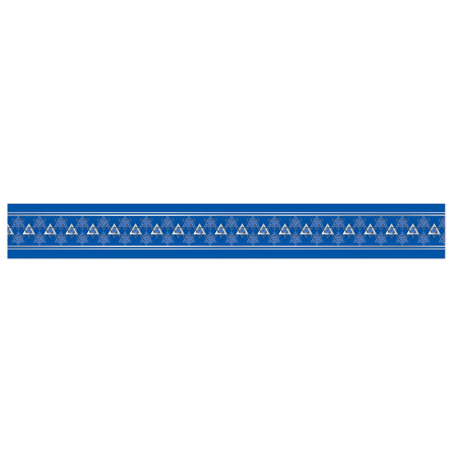 Beistle Metallic Star of David Banner 70.5 in  x 5' (1/Pkg) Party Supply Decoration : Hanukkah