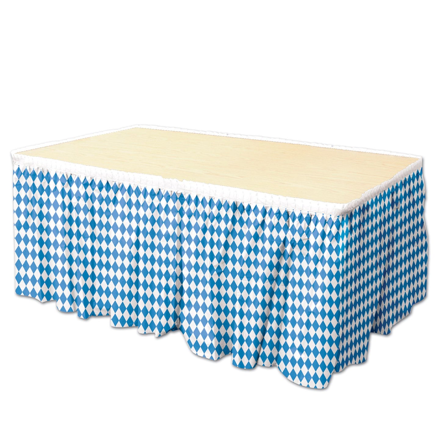 Beistle Oktoberfest Table Skirting - Party Supply Decoration for Oktoberfest