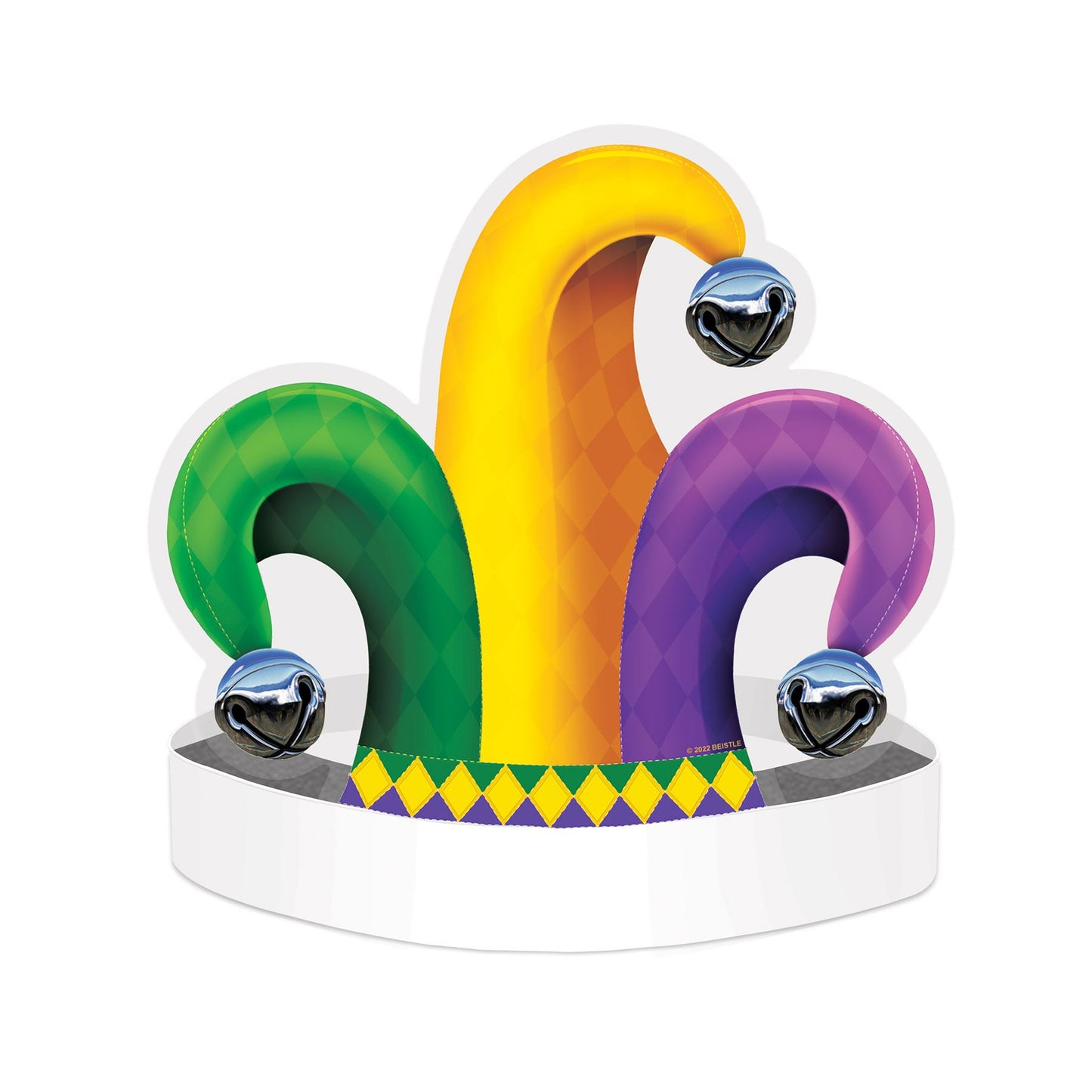 Beistle Jester Hat Headband   Party Supply Decoration : Mardi Gras