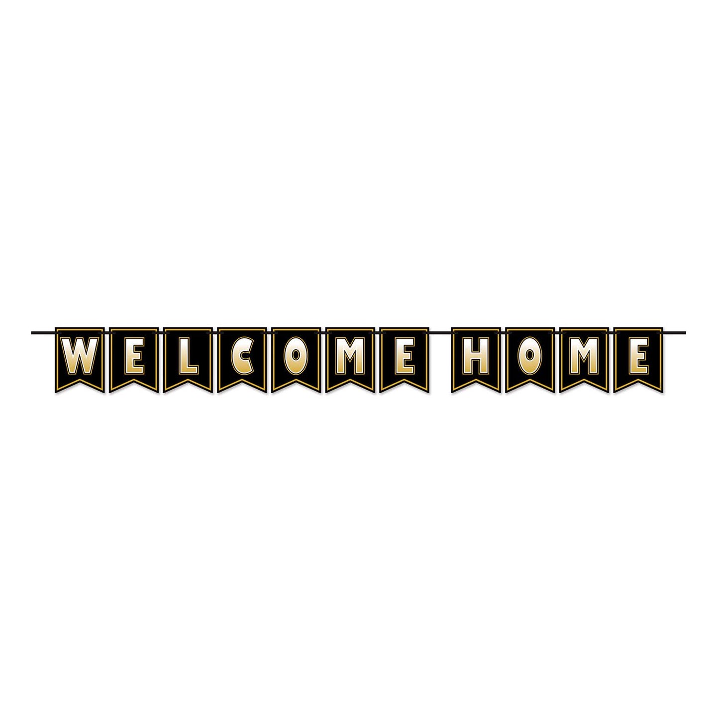 Beistle Welcome Home Streamer 6 in  x 7' (1/Pkg) Party Supply Decoration : General Occasion