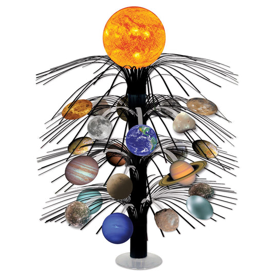 Beistle Solar System Cascade Centerpiece 18 in  (1/Pkg) Party Supply Decoration : Space