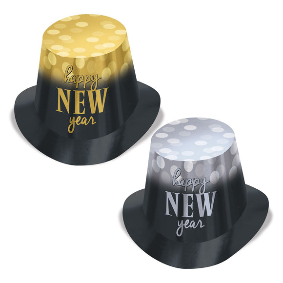 Beistle New Year Lights Hi-Hats   Party Supply Decoration : New Years
