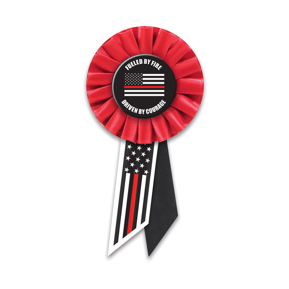 Beistle Driven By Courage Rosette - Party Supply Decoration for Patriotic