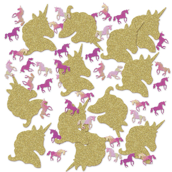 Beistle Unicorn Deluxe Sparkle Confetti - Party Supply Decoration for Unicorn