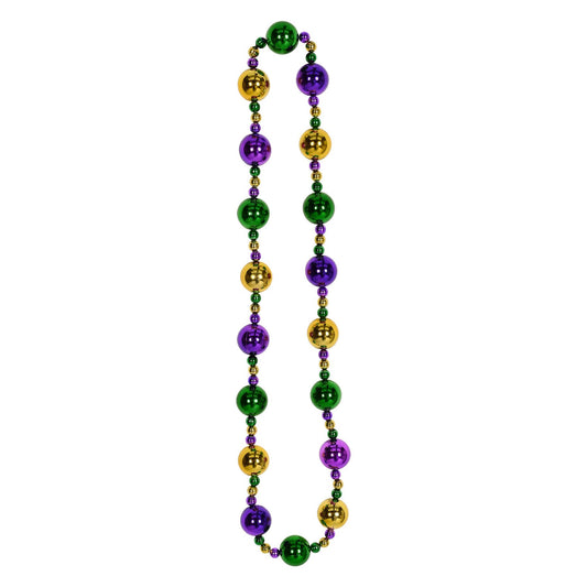 Beistle Jumbo Mardi Gras Beads - Party Supply Decoration for Mardi Gras