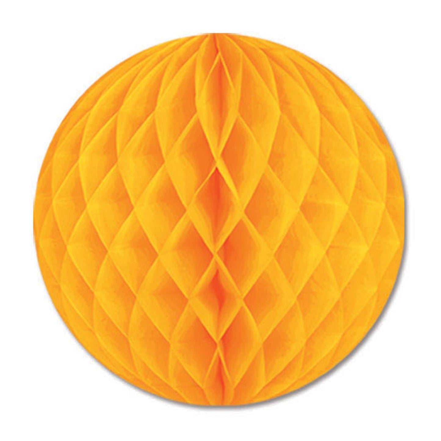 Beistle Golden Yellow Art-Tissue Ball - Party Supply Decoration for General Occasion