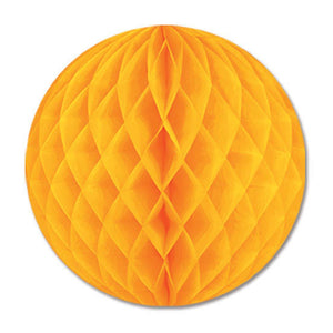 Beistle Golden Yellow Art-Tissue Ball - Party Supply Decoration for General Occasion