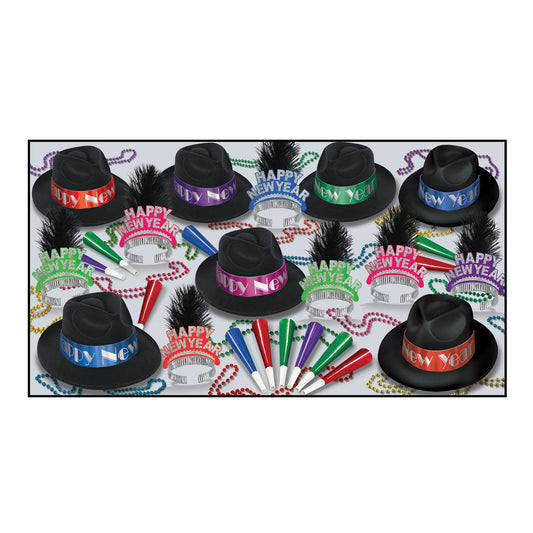 Beistle Chicago In Color Asst for 50 - Party Supply Decoration for New Years