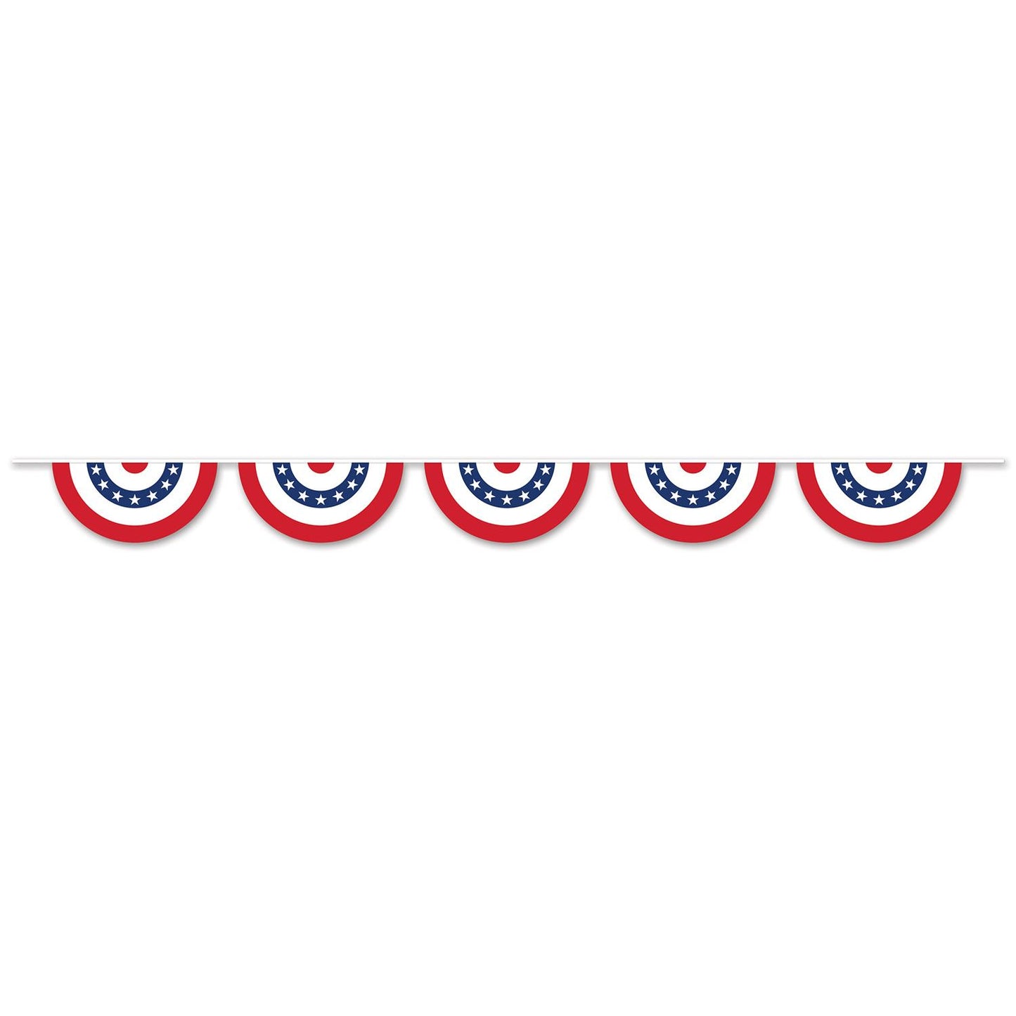 Beistle Patriotic Bunting Banner 11 in  x 12' (1/Pkg) Party Supply Decoration : Patriotic