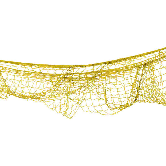Beistle Yellow Fish Netting - Party Supply Decoration for Luau