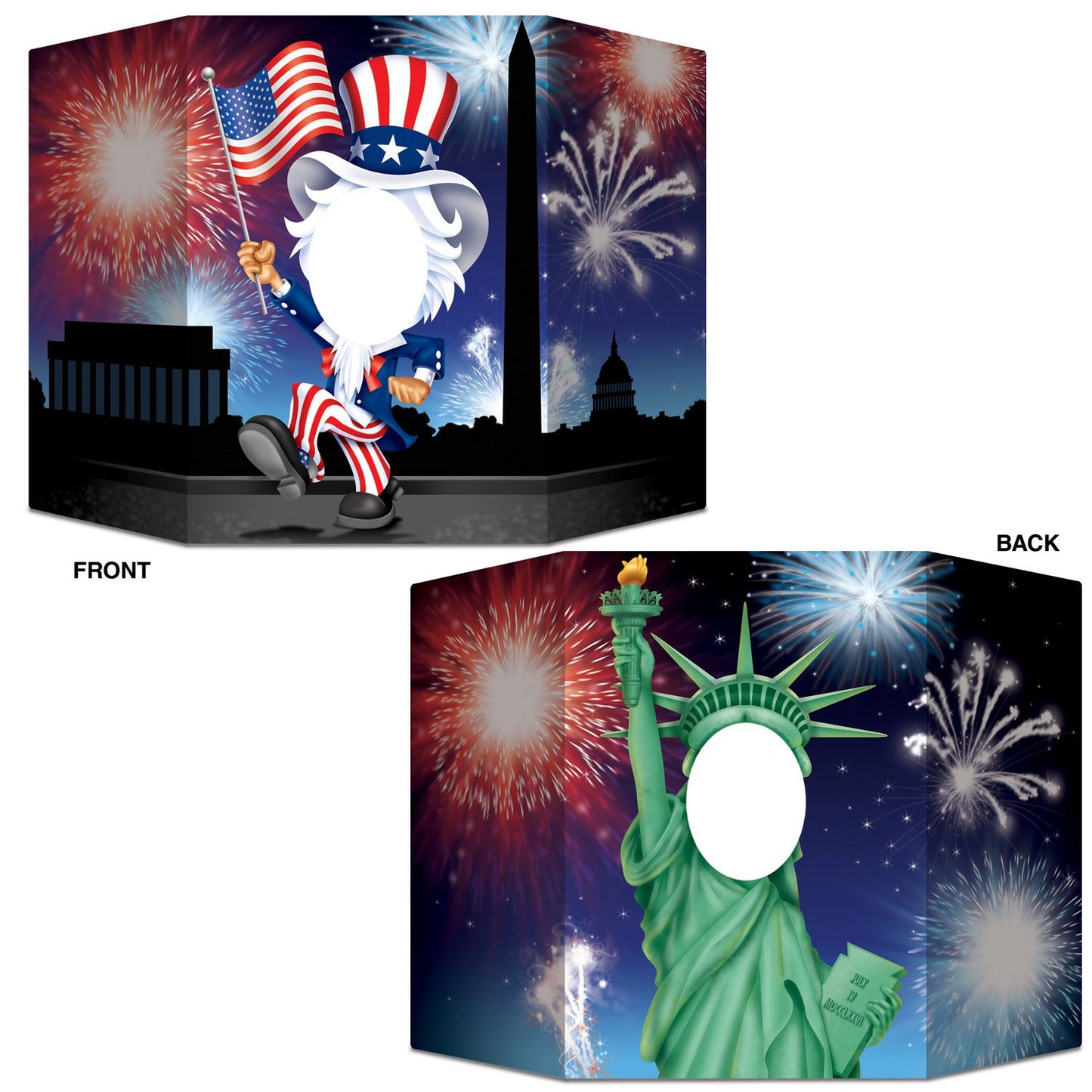 Beistle Patriotic Photo Prop - Party Supply Decoration for Patriotic