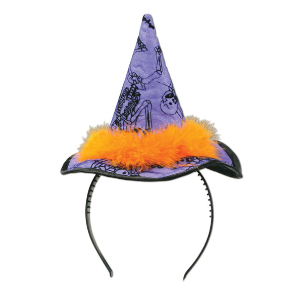 Beistle Witch Hat Headband  (1/Card) Party Supply Decoration : Halloween