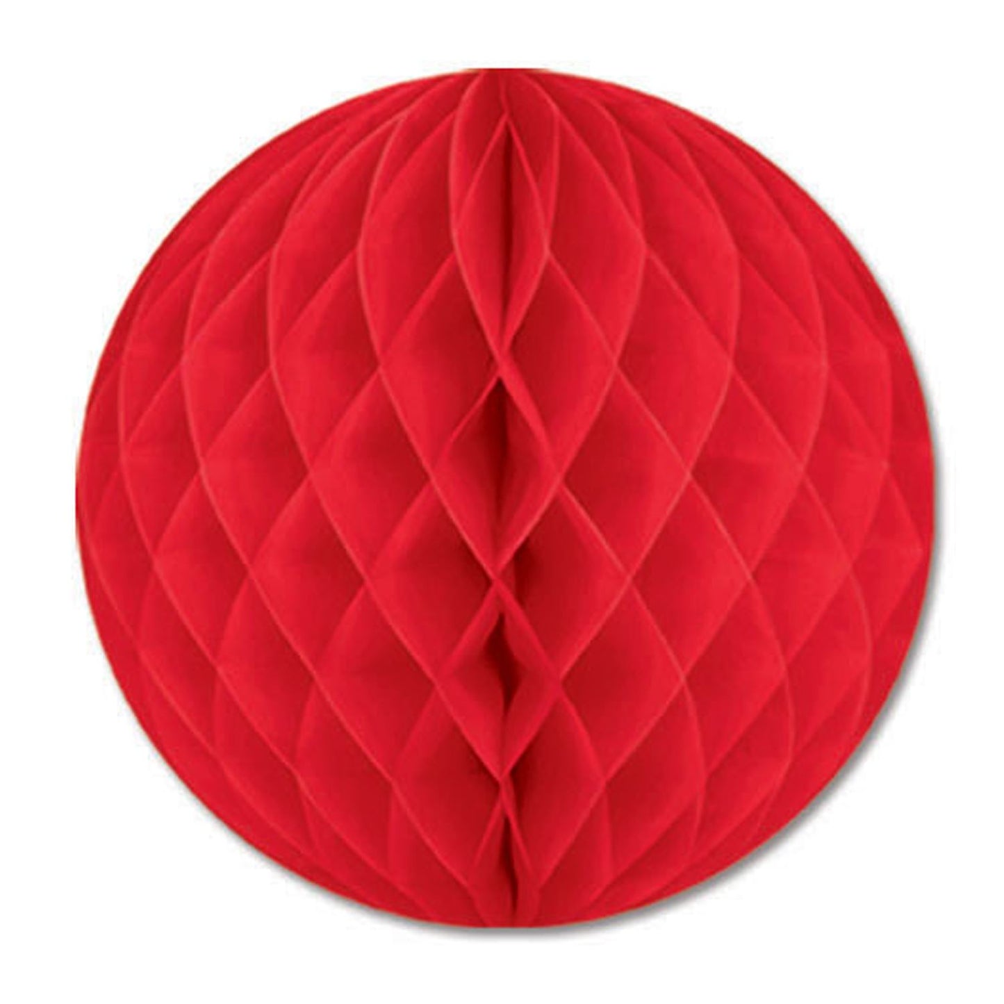 Beistle Red Art-Tissue Ball - Party Supply Decoration for General Occasion