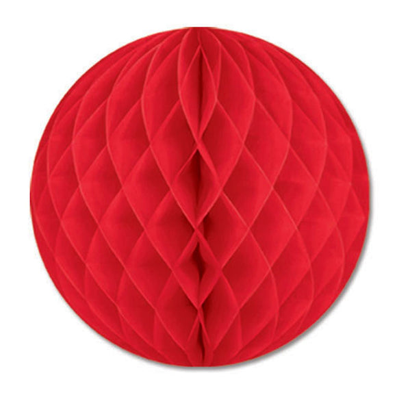 Beistle Red Art-Tissue Ball - Party Supply Decoration for General Occasion