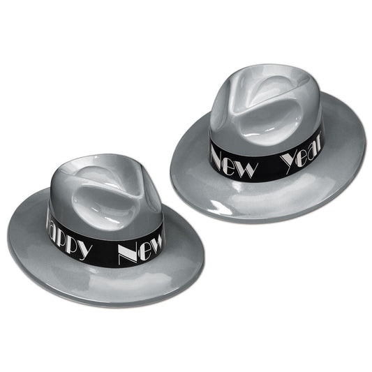 Beistle Silver Swing Fedora - Party Supply Decoration for New Years