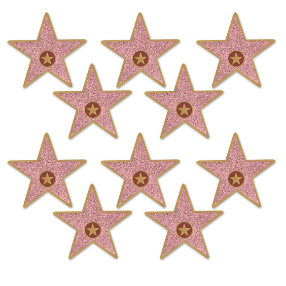 Beistle Mini Star Cutouts (10 per pkg) 5 in  (10/Pkg) Party Supply Decoration : Awards Night