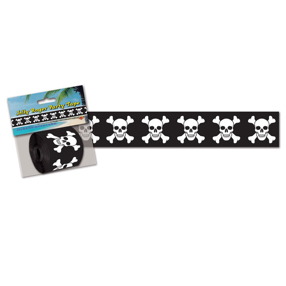 Beistle Pirate Poly Party Tape - Party Supply Decoration for Pirate