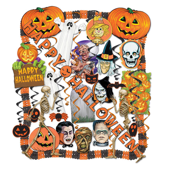 Beistle Halloween Decorating Kit - Party Supply Decoration for Halloween
