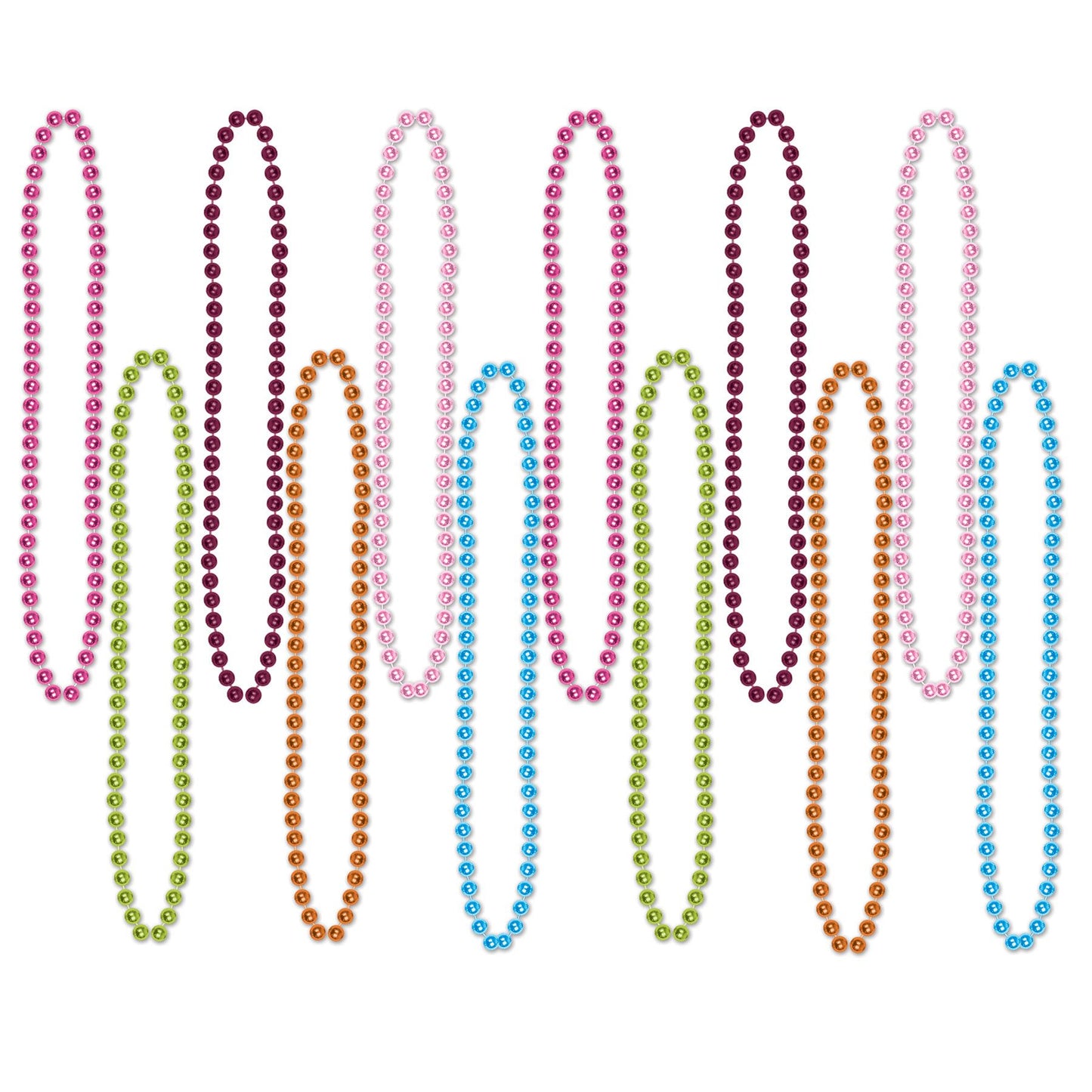 Beistle Brite Party Beads (12/pkg) - Party Supply Decoration for General Occasion