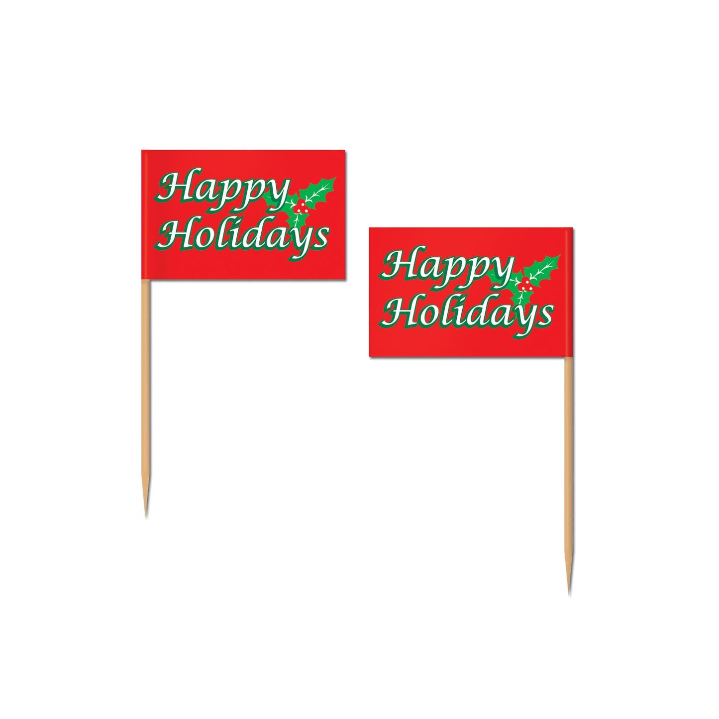 Beistle Happy Holidays Picks - Party Supply Decoration for Christmas / Winter