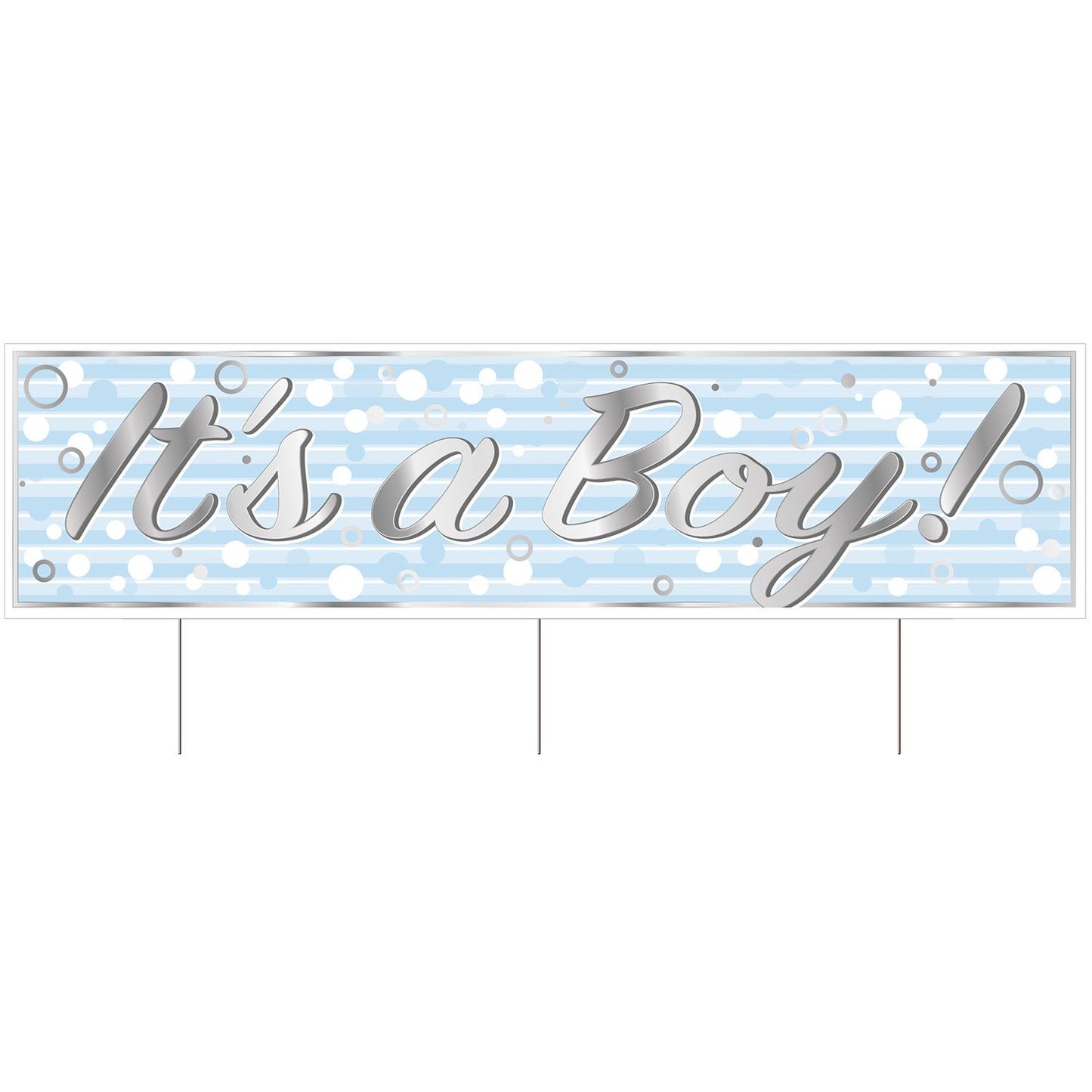 Plastic Jumbo It's A Boy! Yard Sign