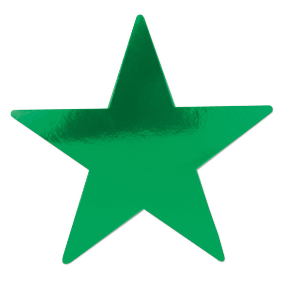 Beistle Green Foil Star (5 inch) - Party Supply Decoration for General Occasion