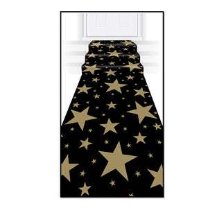 Beistle Gold Star Runner - Party Supply Decoration for Awards Night