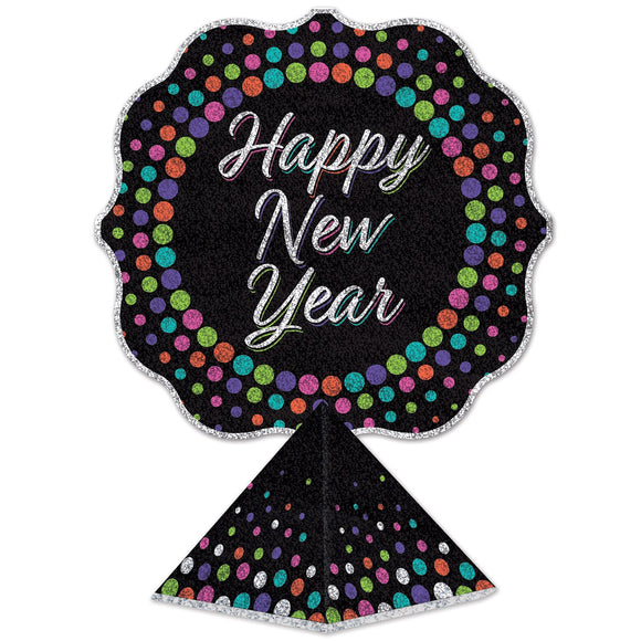 Beistle 3-D Happy New Year Centerpiece   (1/Pkg) Party Supply Decoration : New Years