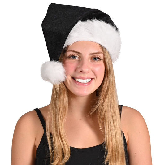 Black Santa Hat