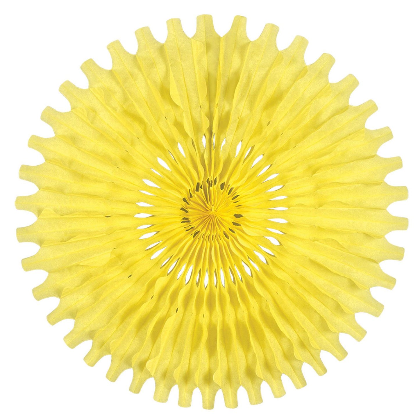 Beistle Canary Art-Tissue Fan - Party Supply Decoration for General Occasion