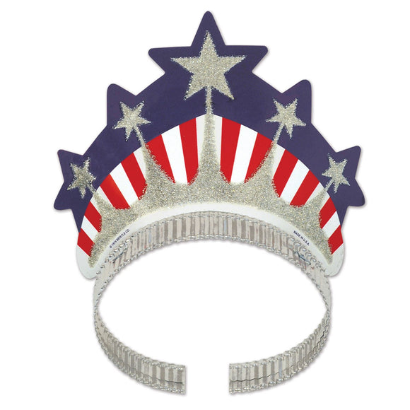 Beistle Miss Liberty Tiara - Party Supply Decoration for Patriotic
