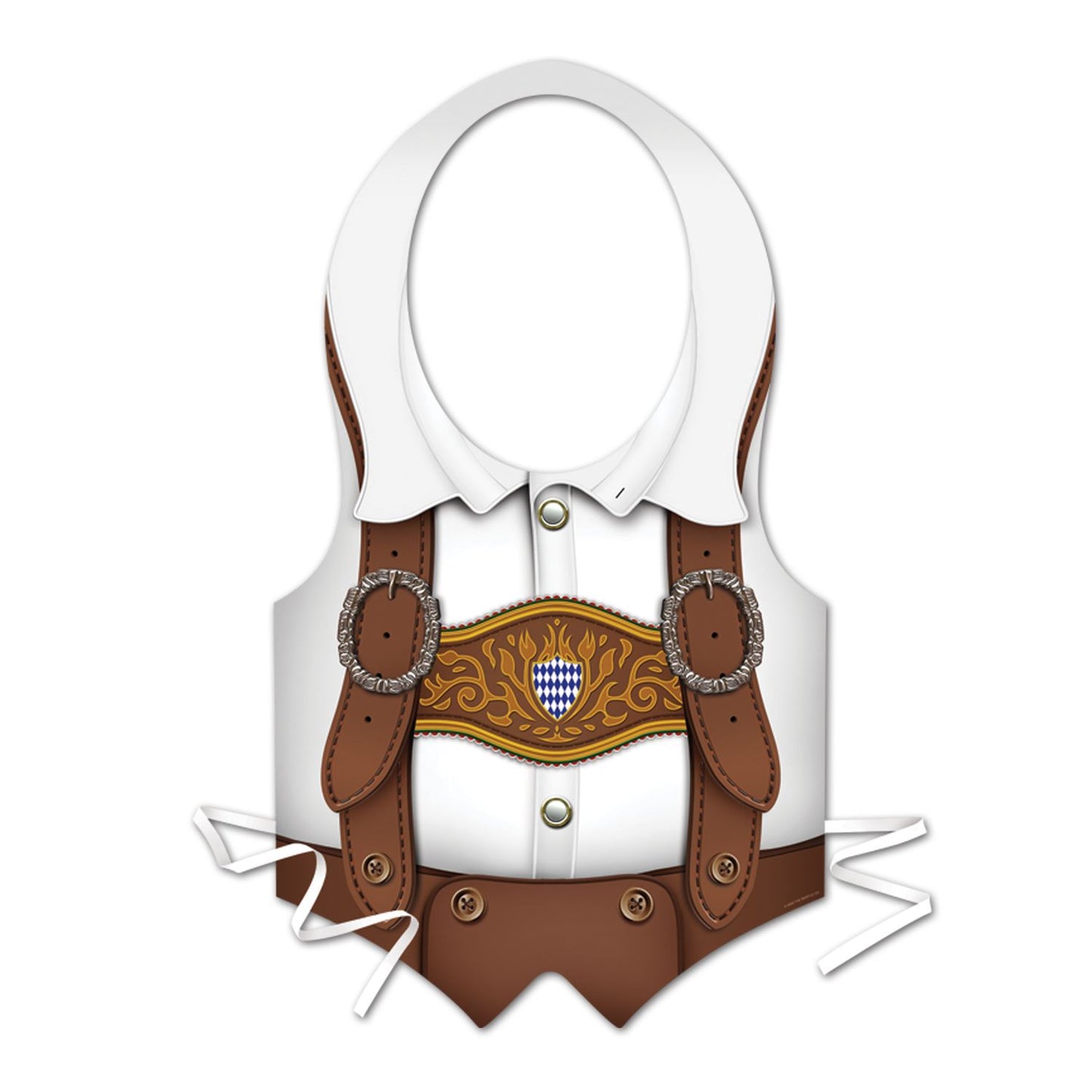 Beistle Plastic Oktoberfest German Vest - Party Supply Decoration for Oktoberfest