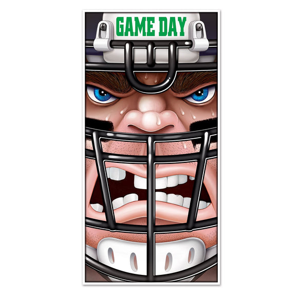 Beistle Football Door Cover - Party Supply Decoration for Football