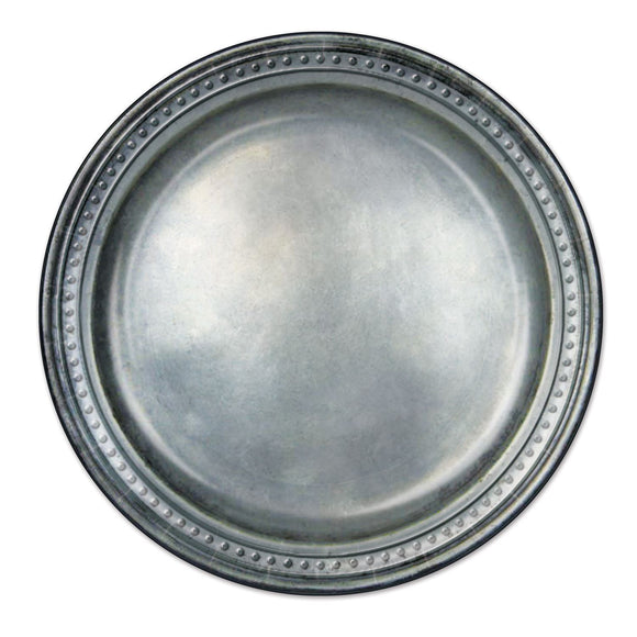 Beistle Pewter Paper Plates - Party Supply Decoration for Medieval