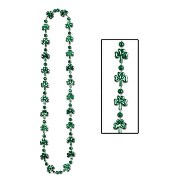 Beistle Bulk Shamrock Beads - Party Supply Decoration for St. Patricks