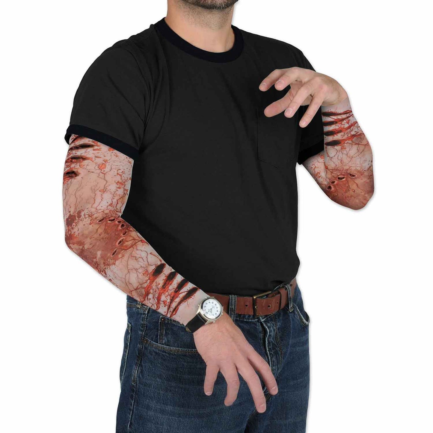 Beistle Zombie Bite Party Sleeves - Party Supply Decoration for Halloween