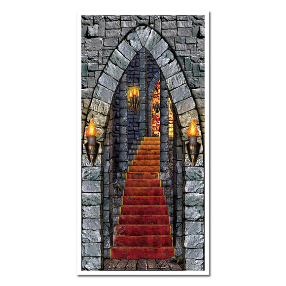 Beistle Castle Entrance Door Cover - Party Supply Decoration for Halloween