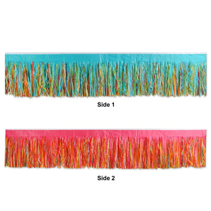 Beistle Multi-Color Tissue Fringe Drape - Party Supply Decoration for General Occasion
