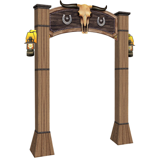 Beistle Western 3-D Archway Prop - Party Supply Decoration for Prom