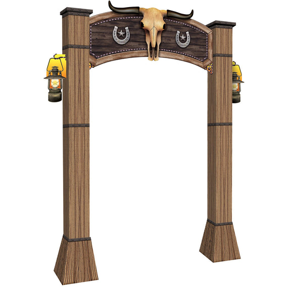 Beistle Western 3-D Archway Prop - Party Supply Decoration for Prom